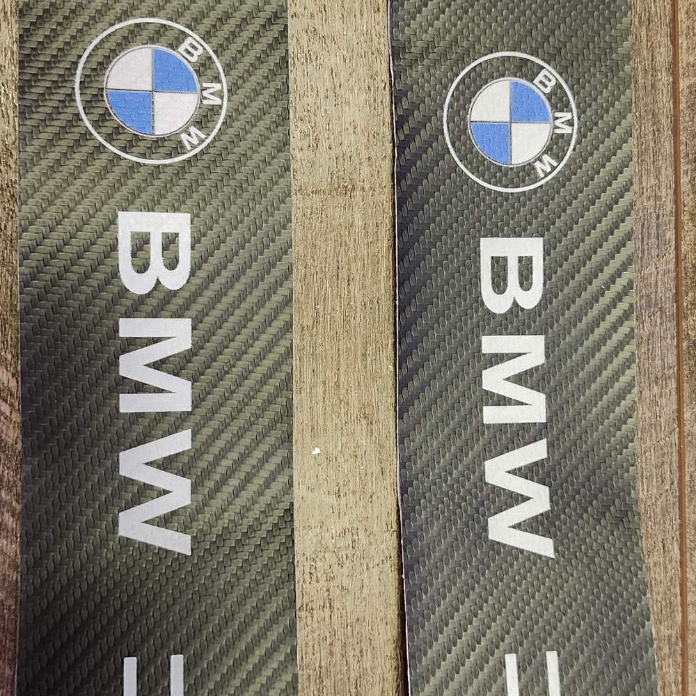 New 4 BMW door sill protector adhesive back liners